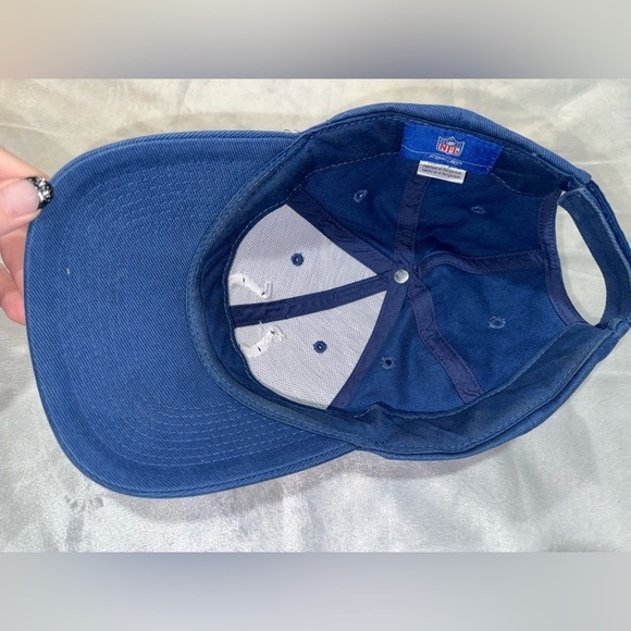Indianapolis Colts Reebok NFL Team Adjustable Ball Hat Cap Football Cap OSFM - Picture 3 of 7